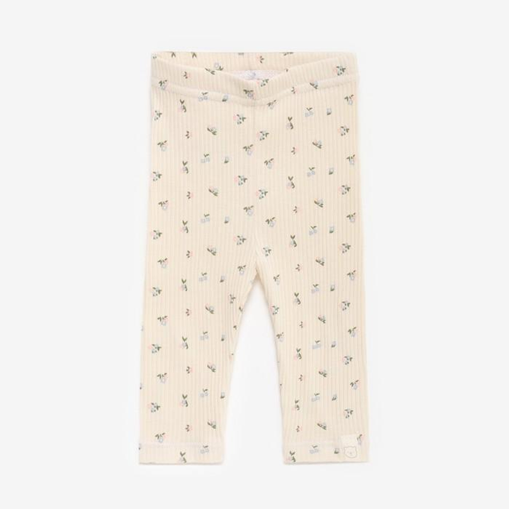 Легинсы Wildflowers, рост 74-80 см, бежевый (Крошка Я)