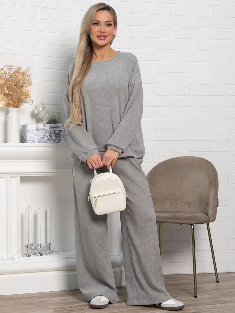 Костюм Августа ХИТ (серый) К15148-5М LT Collection