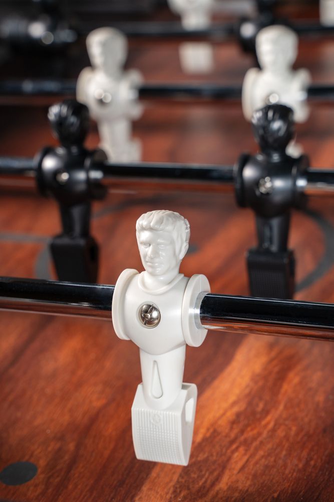 Игровой стол - футбол "Japandi" серо-коричневый