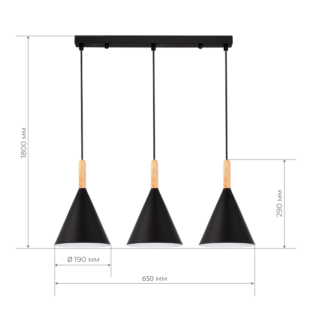 Светильник подвесной Evoluce Arket SLE1255-403-03