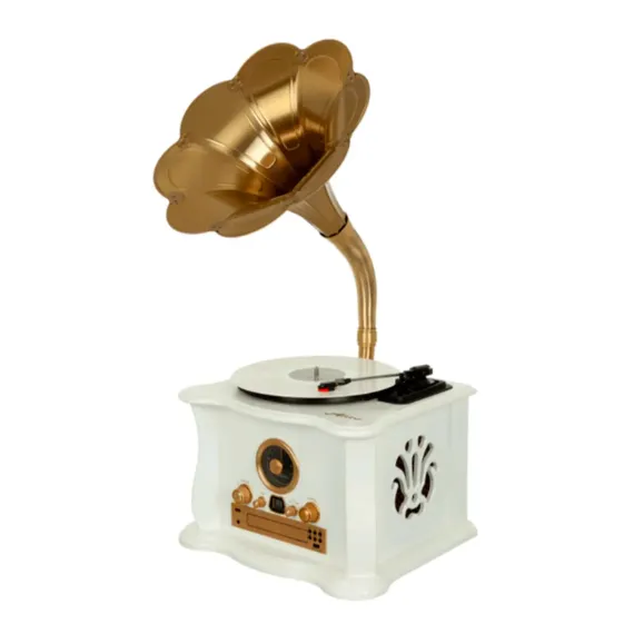 Alive Audio Gramophone White