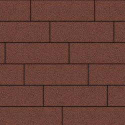 Тротуарная плитка ПРЯМОУГОЛЬНИК 750х250 мм - Гранит Красный