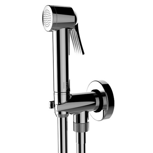 Bossini Apice душ гигиенический: лейка, держатель, шланг Cromolux 1250 мм, цвет хром