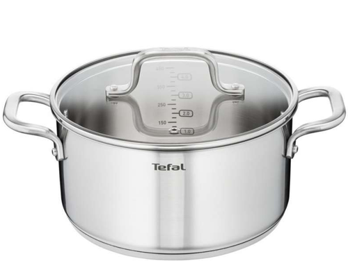 Кастрюля с крышкой Tefal VIRTUOSO 24 см 5,2 л E4924674