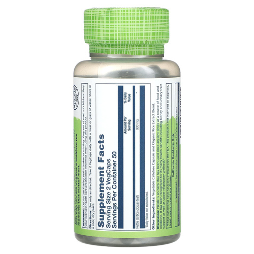 Solaray, Крапива True Herbs, 100 вегетарианских капсул (300 мг на капсулу)