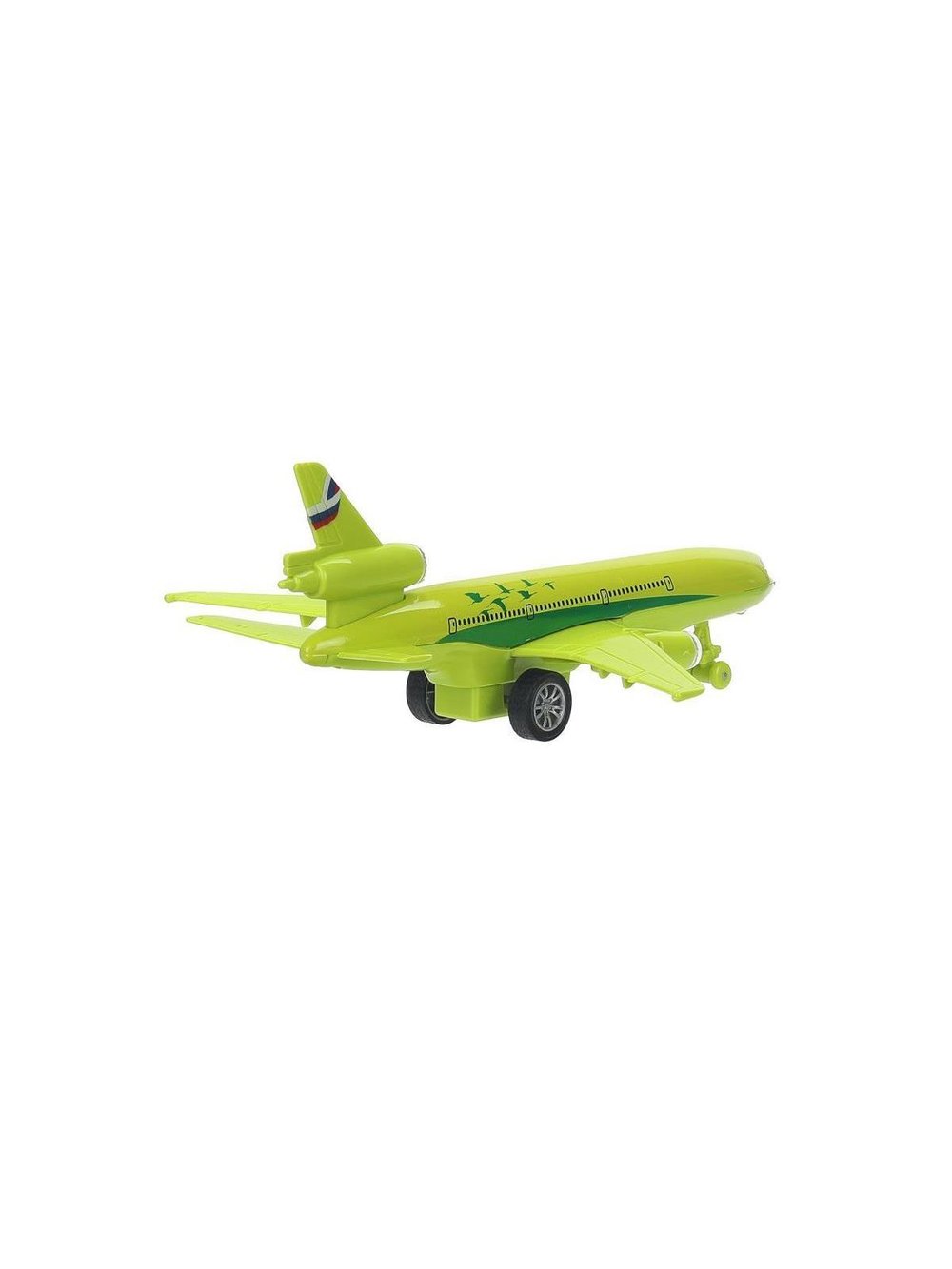 Самолет детский металлический 20 см Авиалайнер