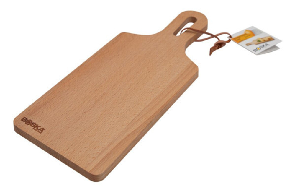 Доска сервировочная для сыра и закусок 28.5x12см Boska бежевая