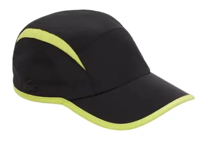 Теннисная кепка Lacoste Jockey Cap with Contrast Cutouts - black/yellow