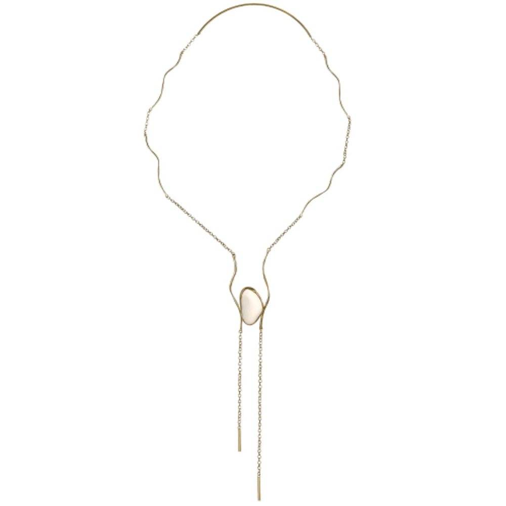 Колье белое