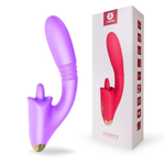 Фиолетовый вибромассажер Condice - 20,3 см. (Цвет: фиолетовый)