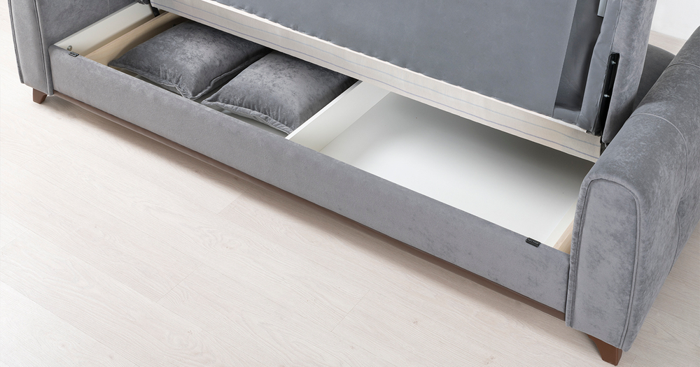 Диван кровать Плимут, Серый