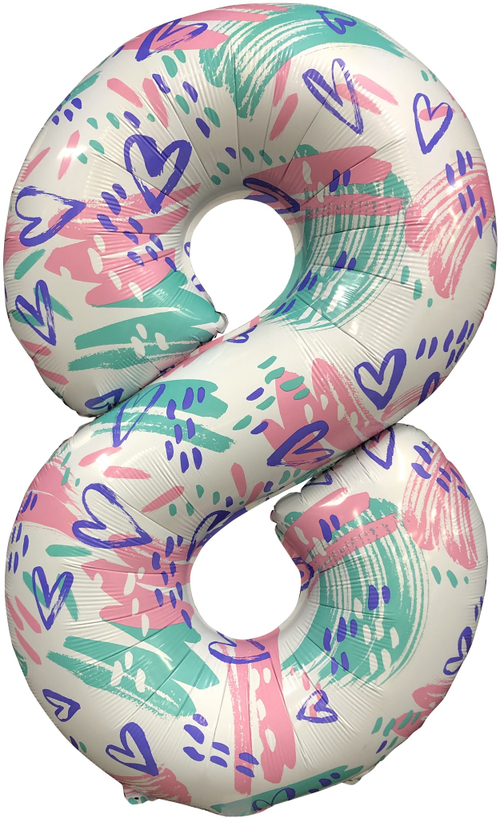 Цифра 8 Нежный паттерн 40" Agura