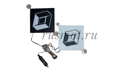 Светодиодная табличка двойная ПРЕМИУМ 24V 15х15 RENAULT