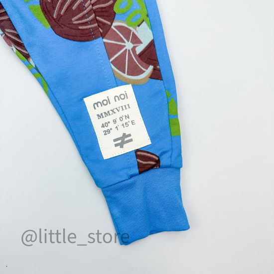 Комплект хлопковый Moi Noi, Кокосы на ярко-синем