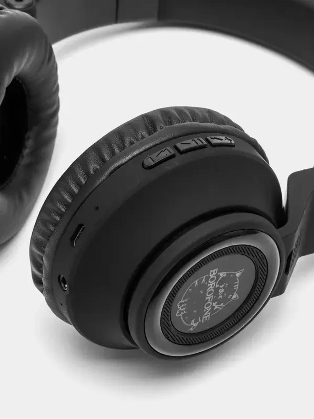 Накладные Bluetooth наушники Borofone BO18 cat ear black