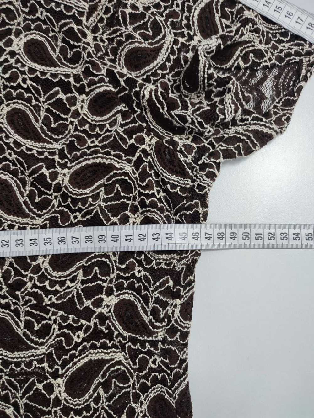 Блузка с кружевом на спине 46 размер