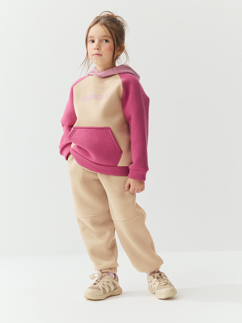 Джоггеры "Крем-брюле" утепленные