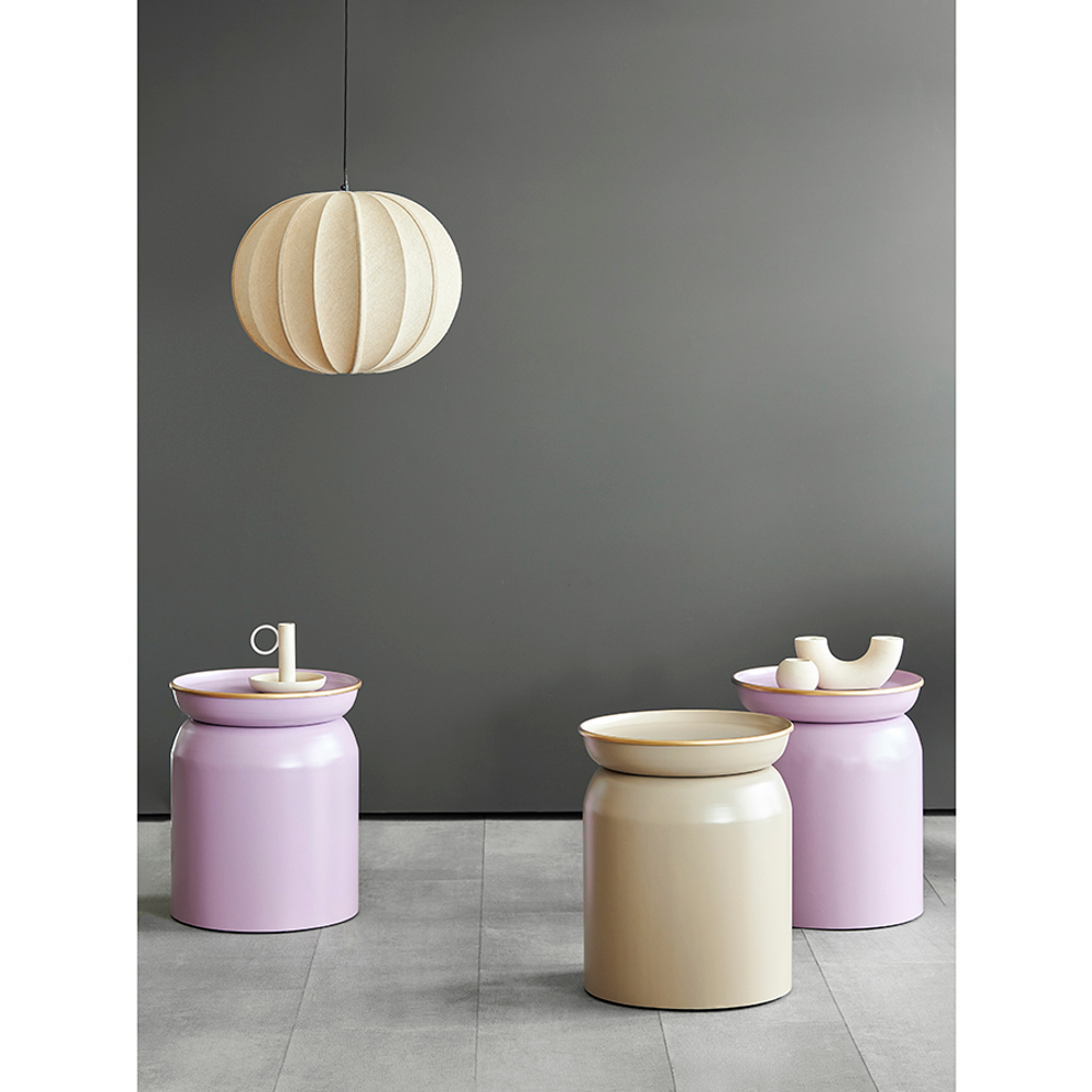 Столик журнальный Bergenson Bjorn Ingvild, 38 см, бежевый