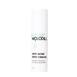 Крем MOLODILL для проблемной кожи ANTI ACNE SPOT CREAM точечного применения, 15 мл