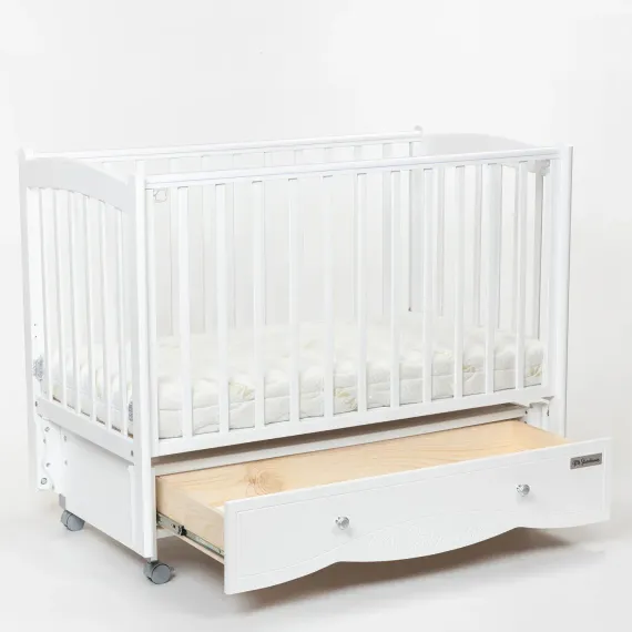 Детская кроватка Mr Sandman Pocket Белая