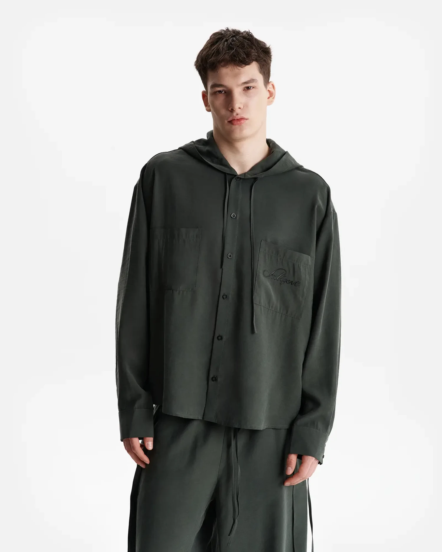 Рубашка с капюшоном