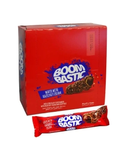 Батончик-вафля Boombastic с ореховым кремом 12шт по 32гр.