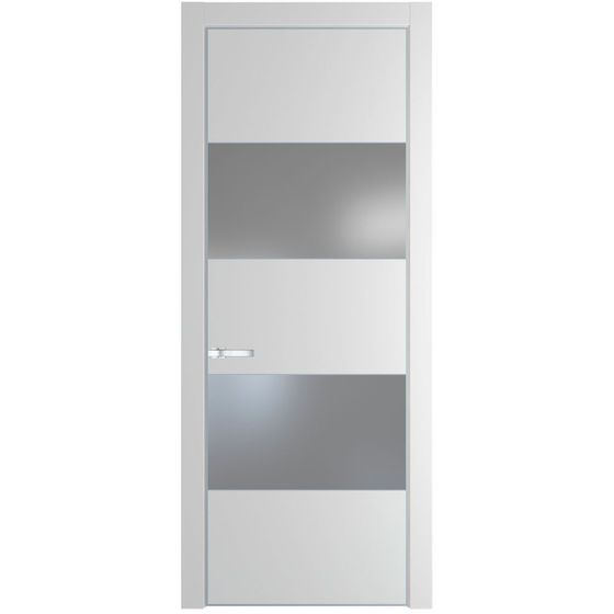 Межкомнатная дверь эмаль Profil Doors 22PA крем вайт со вставкой