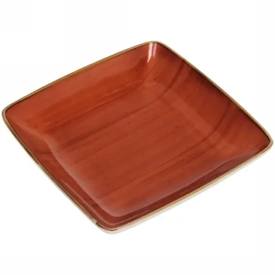 Тарелка керамическая «Corsica orange» 20*20*4см