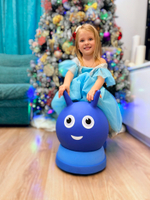 Надувной прыгун-каталка Micro Air Hopper голубой - дисконт  box