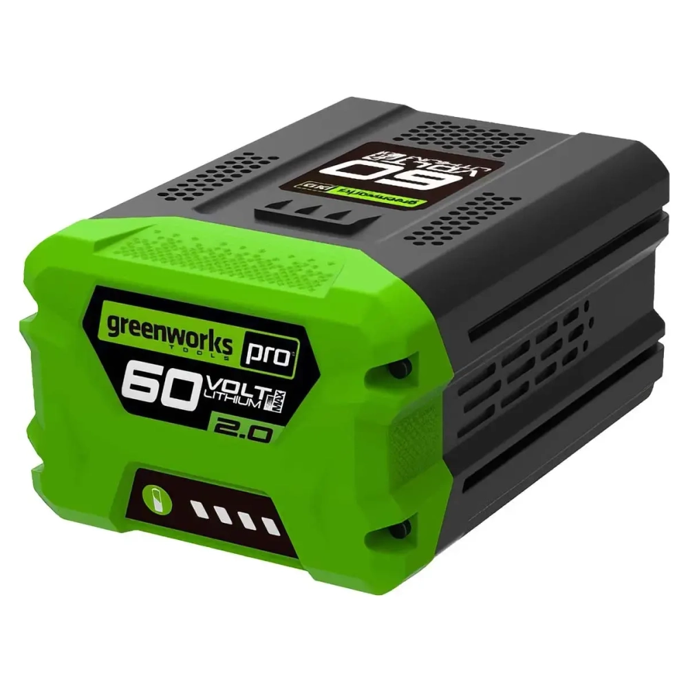 Greenworks GD60SSK2 60В электролопата (1 x 2 Ач, ЗУ) ковш 30 см, выброс 6 м 2602607UA