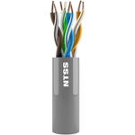 Кабель витая пара U/UTP 5e кат. 4 пары NTSS NTSS-IN-UTP4-5е-PVC-GY
