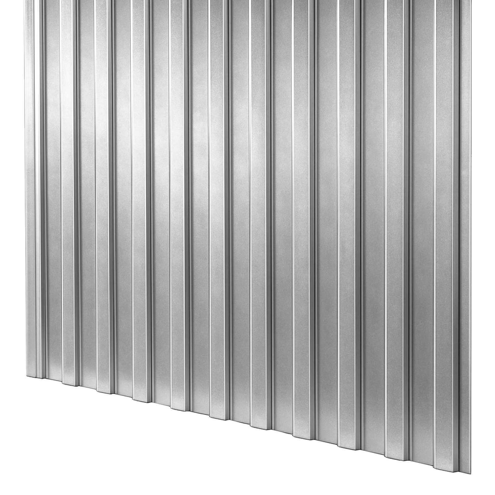 Профнастил С8 0,45мм 1200х2000мм Оцинкованный