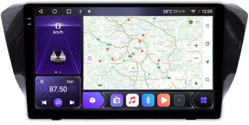 Магнитола для Skoda Superb 2015+ (без штатного усилителя) - Kuberg OL-1917 QLed+2K, Android 12, Быстрая, CarPlay, 4G SIM-слот