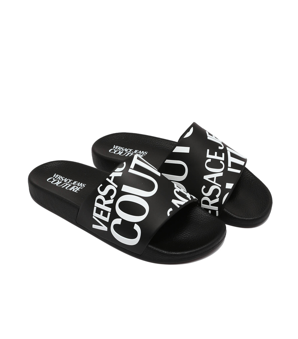 Шлепанцы Versace Jeans Couture - черный(74VA3SQ171352)