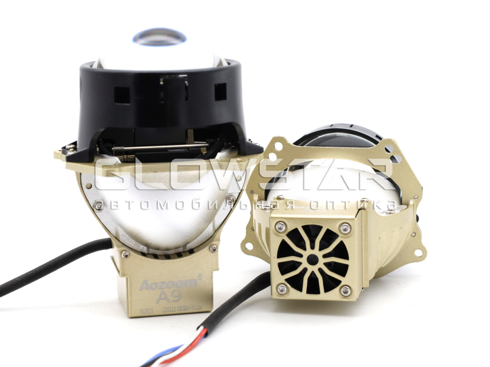 Билед модули Aozoom A9 Original Восходящее солнце 3.0 дюйма, 2 чипа, 5500K, 12V, 50W/58W, крепление 3R (комплект, 2шт)