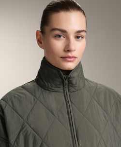 Oysho Утепленная водоотталкивающая куртка FELLEX® с AEROGEL, зеленый