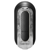 Черный мастурбатор 18см с вибрацией Tenga Flip Zero TFZ-102