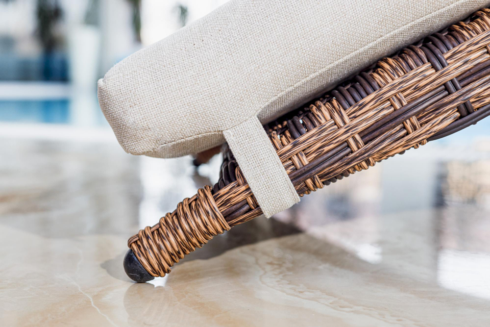 Шезлонг ROYAL FAMILY AGATA коричневый с матрасом