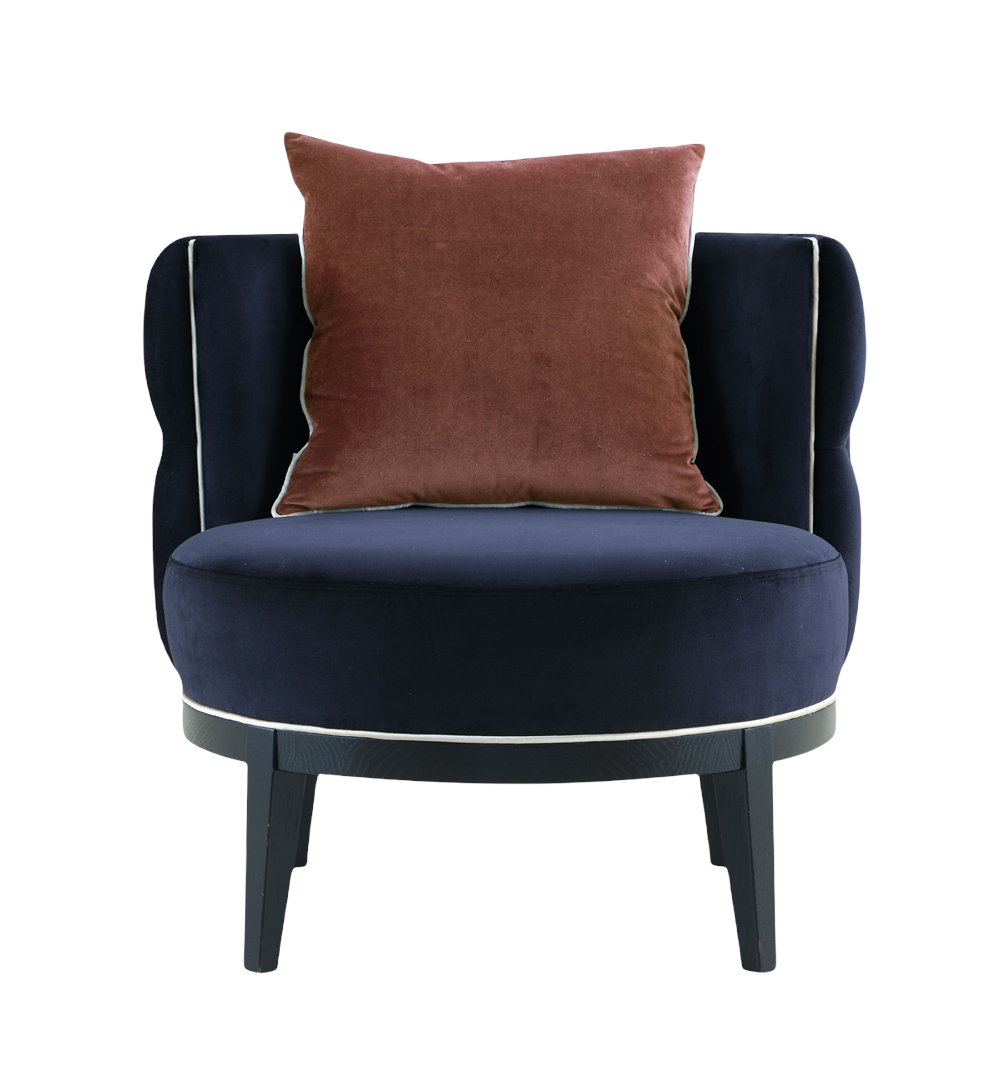 Кресло Ist Casa Кинг, 76х73х72, синий