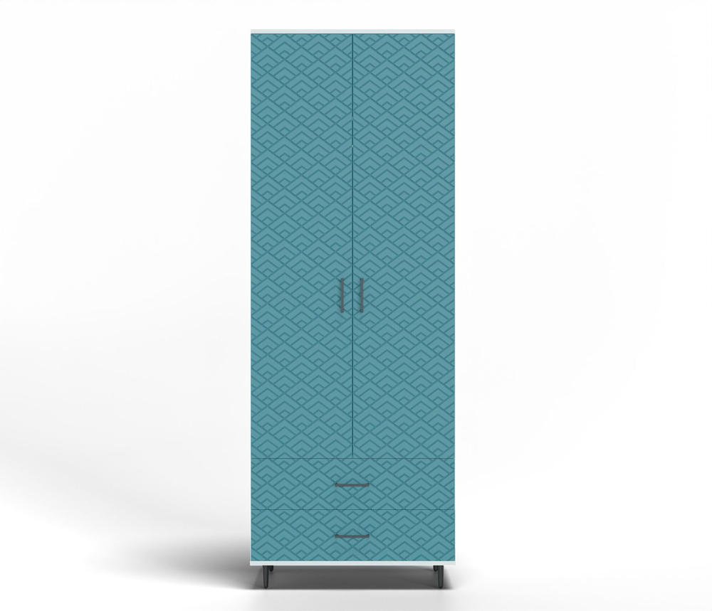 Шкаф 2-створчатый платяной с ящиками "АРТИ" на ножках