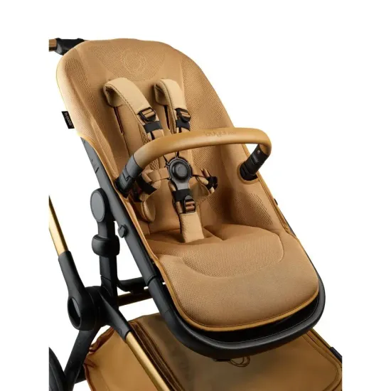 Коляска 2 в 1 Bugaboo Fox 5 Complete Noir Limited Edition (Amber Glow)