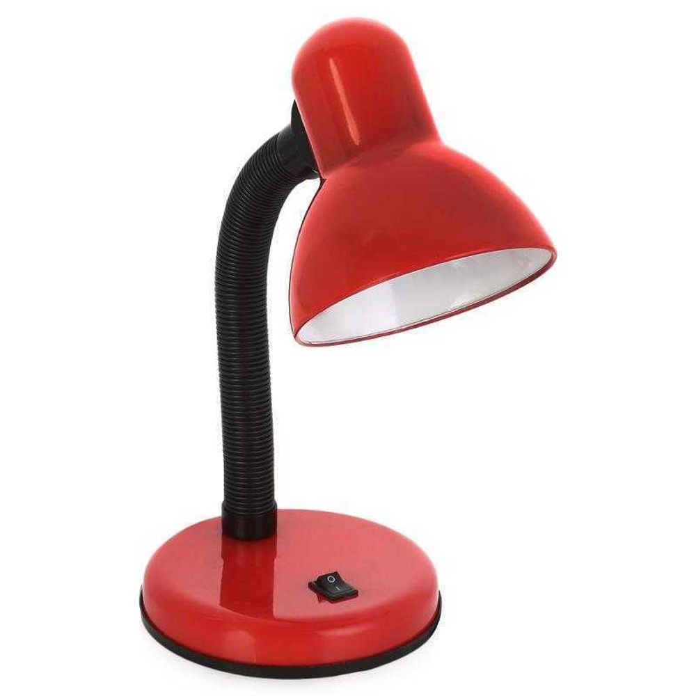 Светильник настольный  ЭРА E27 40W красный