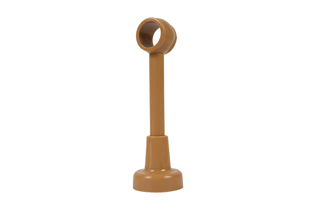 Кронштейн пластик, светлый дуб, 17 см