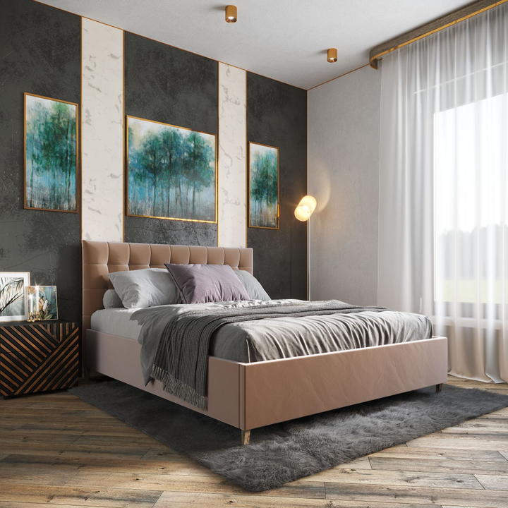 Двуспальная кровать с настилом Прайм, 180х180