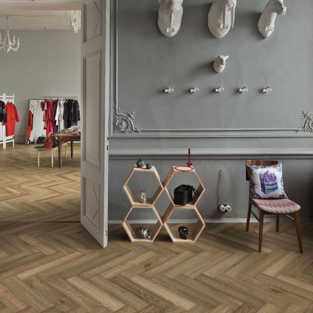 Инженерная доска Kahrs Дуб CD Копченый, под маслом Smoked oil