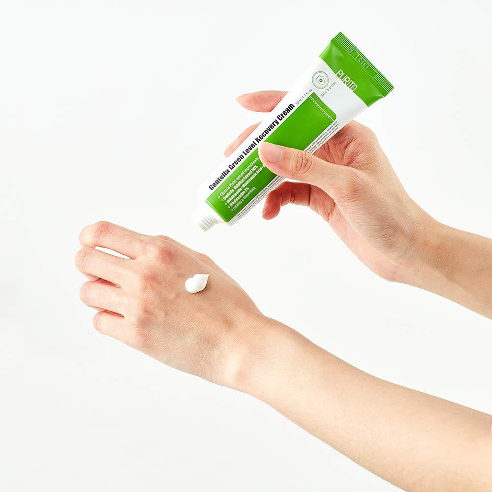 Успокаивающий крем для восстановления кожи с центеллой Purito Centella Green Level Recovery Cream