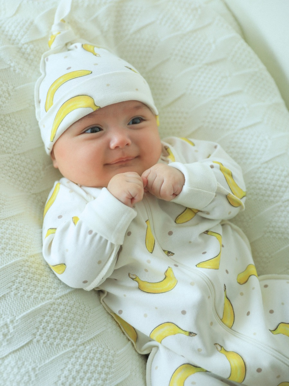 Комбинезон растущий на молнии "Бананы"