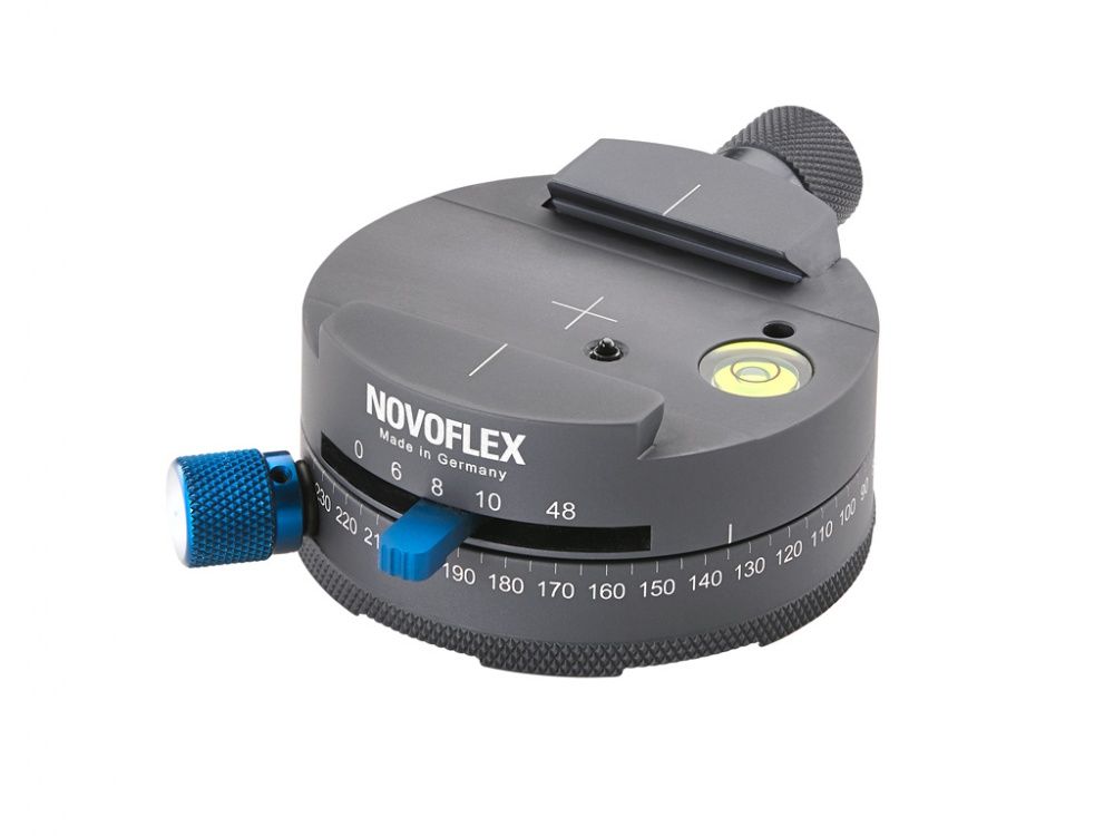 NOVOFLEX Panorama panning plate w. quick-release unit, click stops 6/8/10/48 Площадка для панорамной