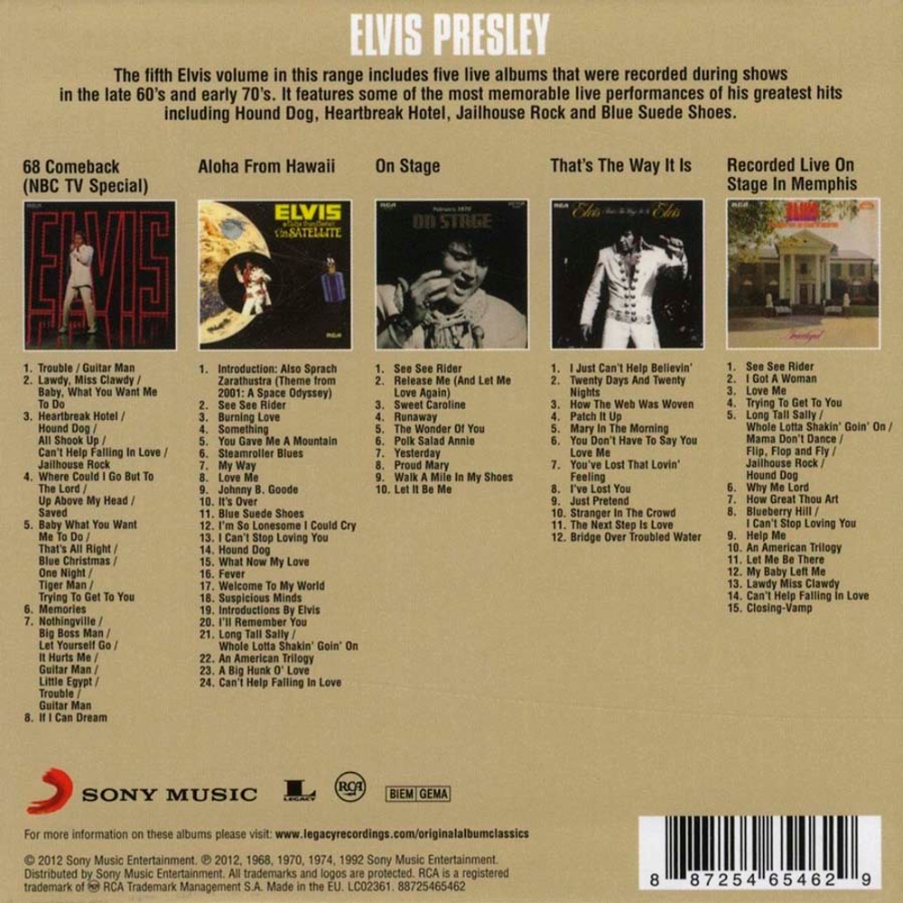 Elvis Presley / Original Album Classics (5CD)
