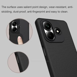 Тонкий жесткий чехол от Nillkin для смартфона Xiaomi Redmi Note 14 5G, серия Super Frosted Shield